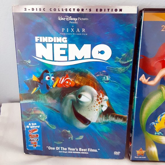 Disney DVD Lot of 3; Finding Nemo, The Little Mermaid I & II, Atlantis - Picture 6 of 12